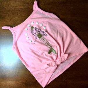 3/$12 Carter's Pink Mermaid Tank Top